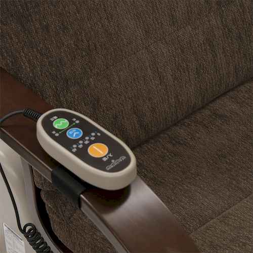 ヘルストロン HEF-A9000W アームレスト部