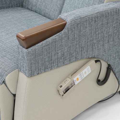 ヘルストロン HEF-Lx9000W 左側面、リモコンホルダー