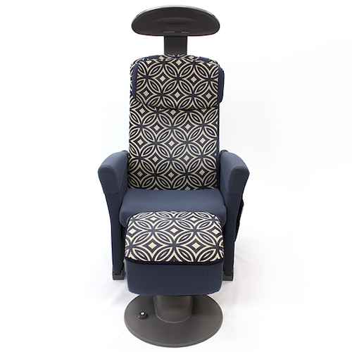 ヘルストロン HEF-W9000W 本体正面、インディゴ